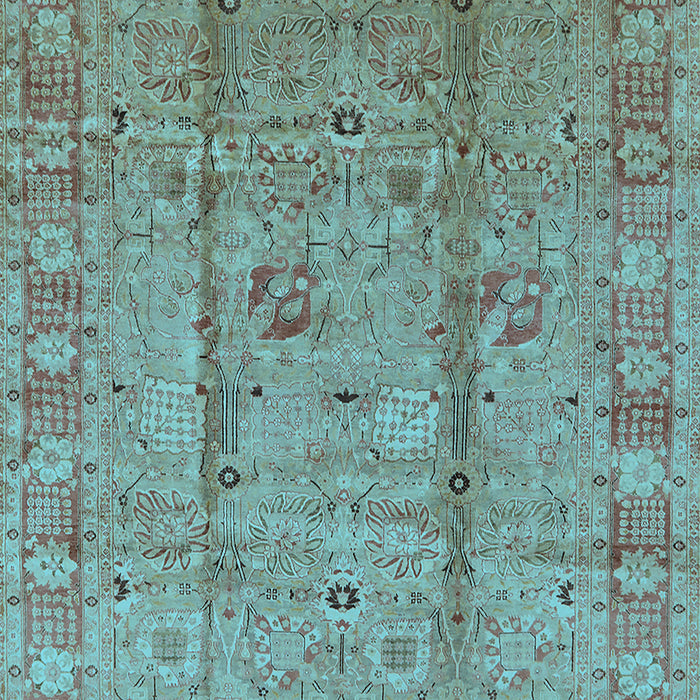Oriental Light Blue Industrial Rug, urb653lblu
