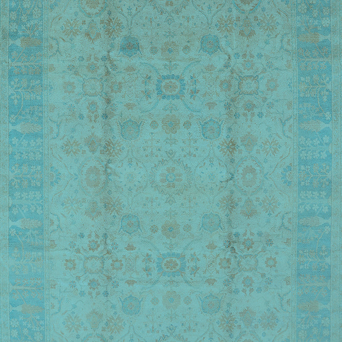 Oriental Light Blue Industrial Rug, urb654lblu