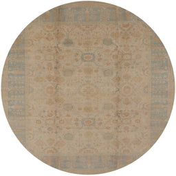 Round Machine Washable Industrial Modern Orange Brown Rug, wshurb654