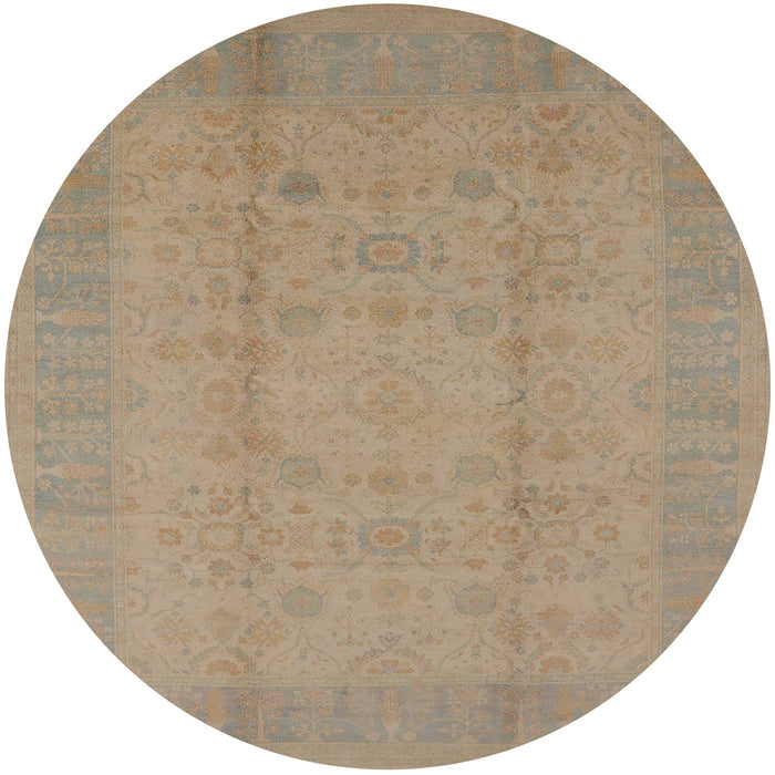 Round Machine Washable Industrial Modern Orange Brown Rug, wshurb654