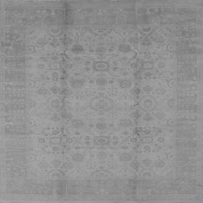 Square Oriental Gray Industrial Rug, urb654gry