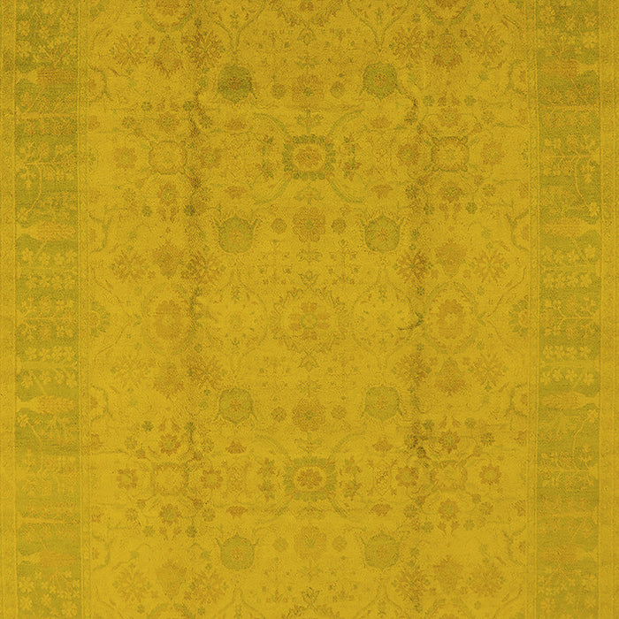 Oriental Yellow Industrial Rug, urb654yw