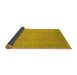 Sideview of Oriental Yellow Industrial Rug, urb654yw