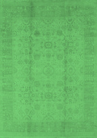 Oriental Emerald Green Industrial Rug, urb654emgrn