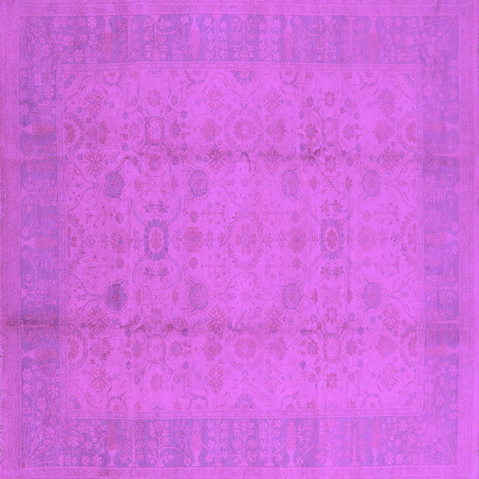 Square Oriental Purple Industrial Rug, urb654pur