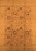 Machine Washable Oriental Orange Industrial Area Rugs, wshurb655org