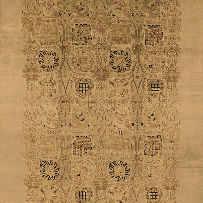 Oriental Brown Industrial Rug, urb655brn
