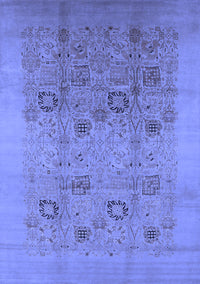 Oriental Blue Industrial Rug, urb655blu