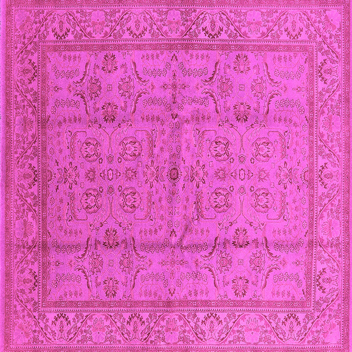 Square Oriental Pink Industrial Rug, urb656pnk
