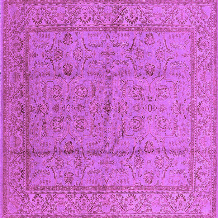 Square Oriental Purple Industrial Rug, urb656pur