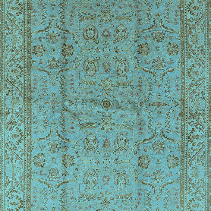Oriental Light Blue Industrial Rug, urb656lblu