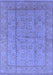 Oriental Blue Industrial Rug, urb656blu