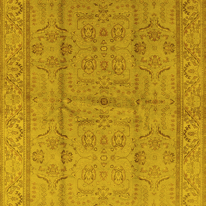 Oriental Yellow Industrial Rug, urb656yw