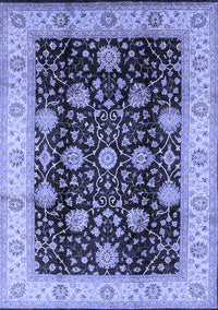 Oriental Blue Industrial Rug, urb657blu