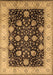 Oriental Brown Industrial Rug, urb657brn