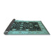 Sideview of Oriental Light Blue Industrial Rug, urb657lblu