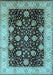 Oriental Light Blue Industrial Rug, urb657lblu