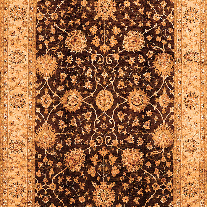 Oriental Orange Industrial Rug, urb657org