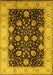 Oriental Yellow Industrial Rug, urb657yw