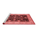 Industrial Red Washable Rugs