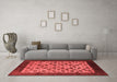 Industrial Red Washable Rugs