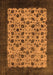 Machine Washable Oriental Orange Industrial Area Rugs, wshurb658org