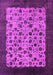 Machine Washable Oriental Pink Industrial Rug, wshurb658pnk