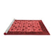 Industrial Red Washable Rugs