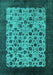 Oriental Turquoise Industrial Rug, urb658turq