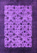 Machine Washable Oriental Purple Industrial Area Rugs, wshurb658pur