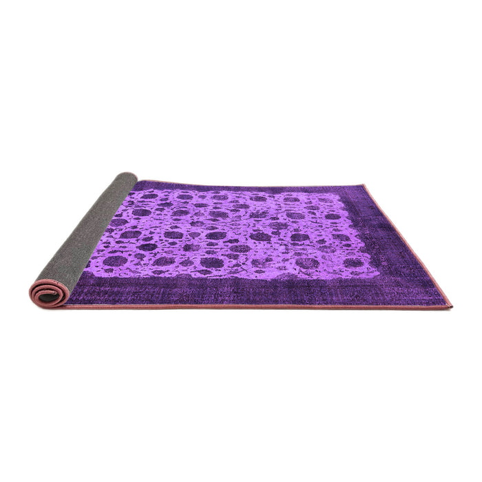 Sideview of Oriental Purple Industrial Rug, urb658pur