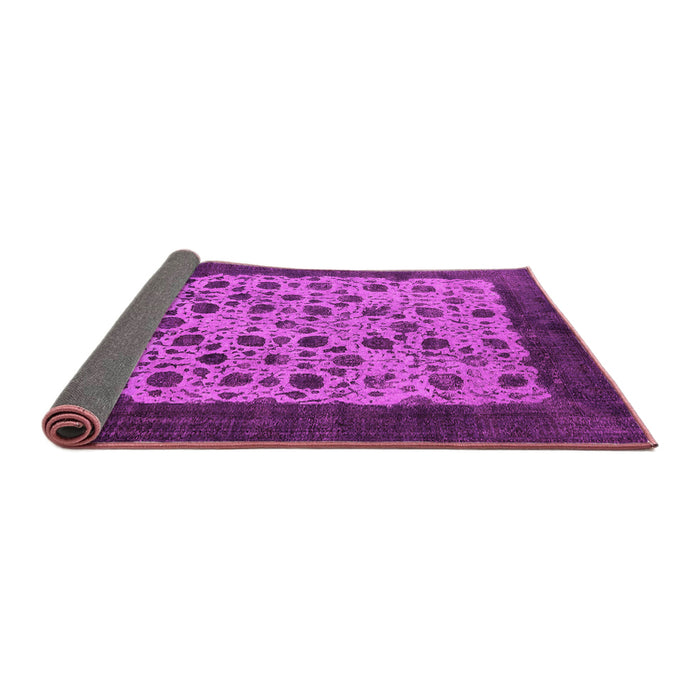Sideview of Oriental Pink Industrial Rug, urb658pnk