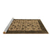 Sideview of Machine Washable Oriental Brown Industrial Rug, wshurb658brn