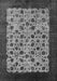 Machine Washable Oriental Gray Industrial Rug, wshurb658gry