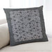 Lifestyle Image of Mid-Century Modern Urban Square Gunmetal Gray Throw Pillow, 18 inch by 18 inch, pwurb658
