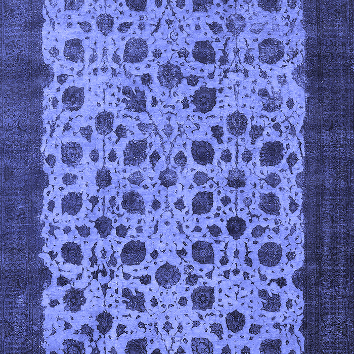 Oriental Blue Industrial Rug, urb658blu