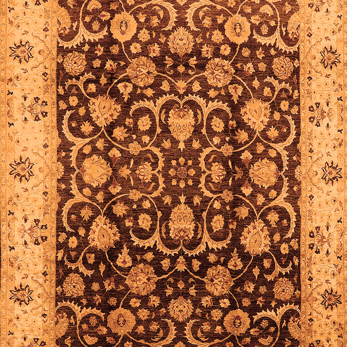 Oriental Orange Industrial Rug, urb659org
