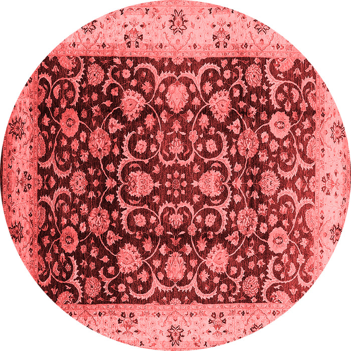 Machine Washable Oriental Red Industrial Rug, wshurb659red