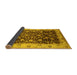 Sideview of Oriental Yellow Industrial Rug, urb659yw