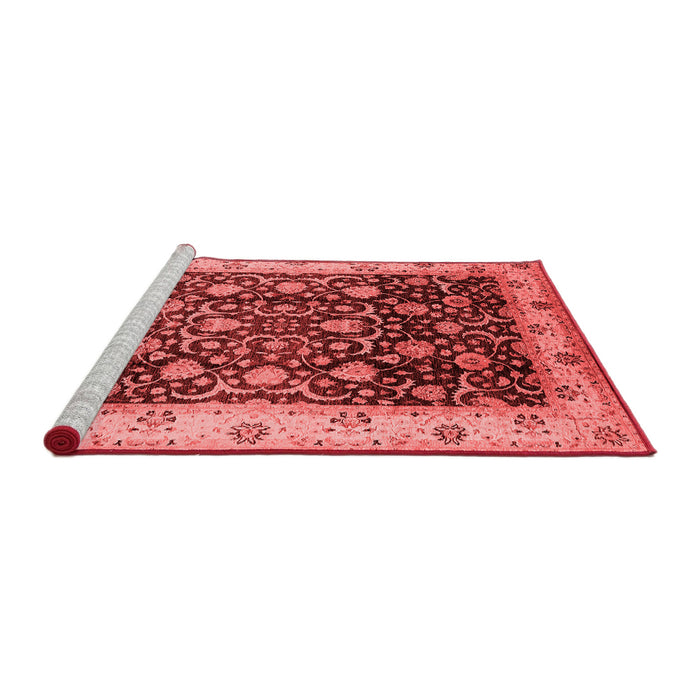 Industrial Red Washable Rugs