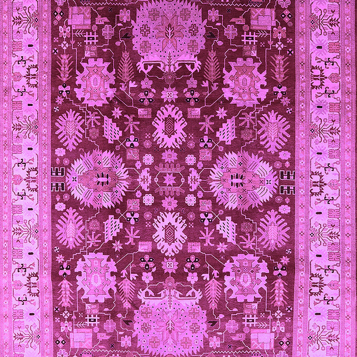 Machine Washable Oriental Purple Industrial Area Rugs, wshurb660pur