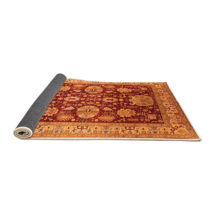 Sideview of Oriental Orange Industrial Rug, urb660org