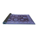 Sideview of Oriental Blue Industrial Rug, urb660blu