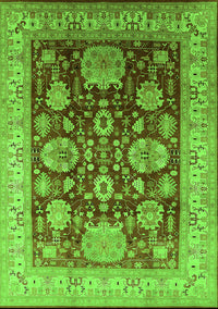 Oriental Green Industrial Rug, urb660grn