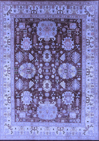 Oriental Blue Industrial Rug, urb660blu