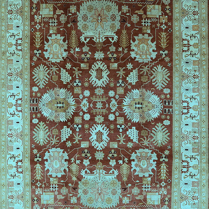 Oriental Light Blue Industrial Rug, urb660lblu