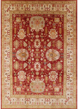 Mid-Century Modern Brown Sand Brown Oriental Rug, urb660