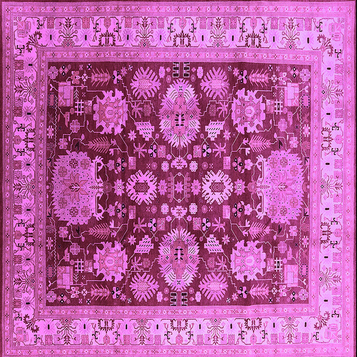 Square Oriental Purple Industrial Rug, urb660pur