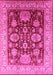 Oriental Pink Industrial Rug, urb660pnk