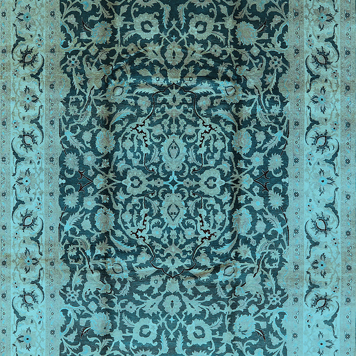 Oriental Light Blue Industrial Rug, urb661lblu